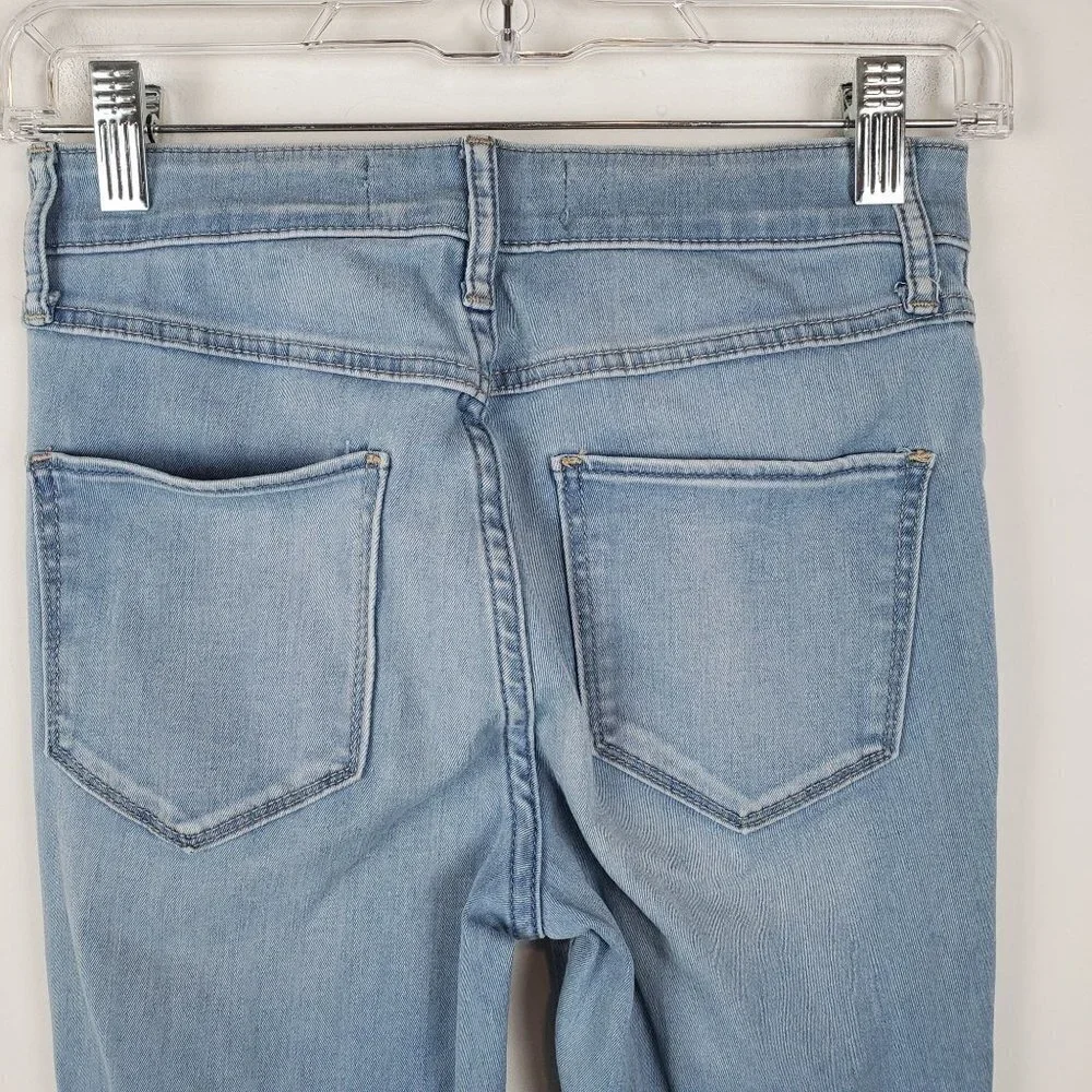 Abercrombie & Fitch Jean Legging Womens 2‎ High Rise Skinny Cotton stretch Denim